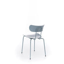 Set 4 Sedie 45x51xH82 cm in Polipropilene Fly Azzurro