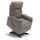Poltrona Alzapersona Elettrica 2 motori 80x99x97 cm In Tessuto Jazz Denver Fango