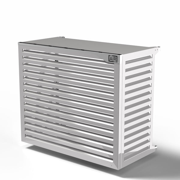 Copri Condizionatore 135x112x74 cm in Alluminio a Parete Big Blade XXL Bianco prezzo