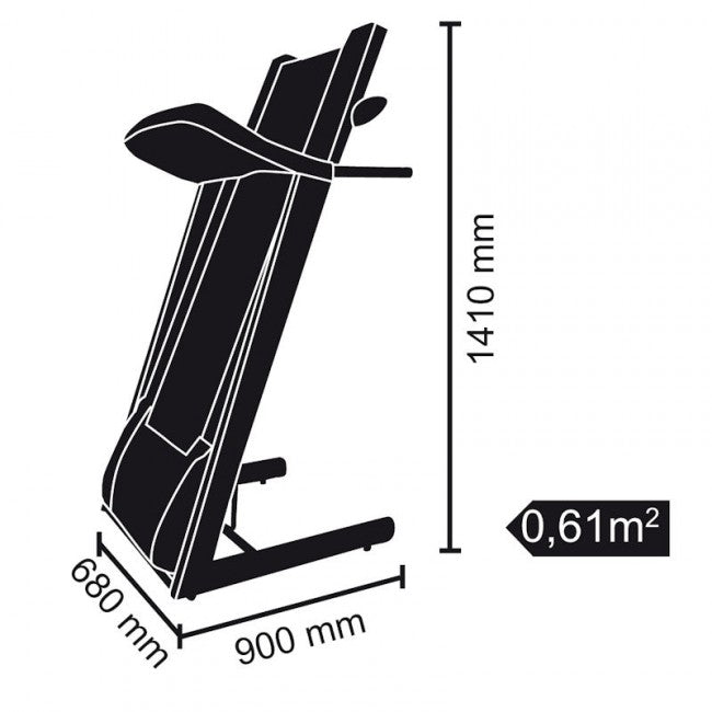 Tapis Roulant Motorizzato 2,75Hp 14Km/h Everfit TFK-400