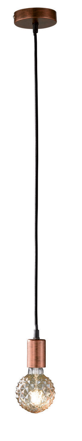 online Lampada a Sospensione da Interno Attacco E27 in Metallo rame antico
