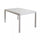 Tavolo Milo 150x90x74 h cm in Alluminio Tortora
