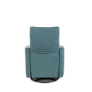 Poltrona Reclinabile Manuale 85/140x70xH69/96 cm in Tessuto Magic Acquamarina