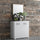 Mobile Multiuso Mini Viareggio 90 cm 2 ante Bianco Frassinato