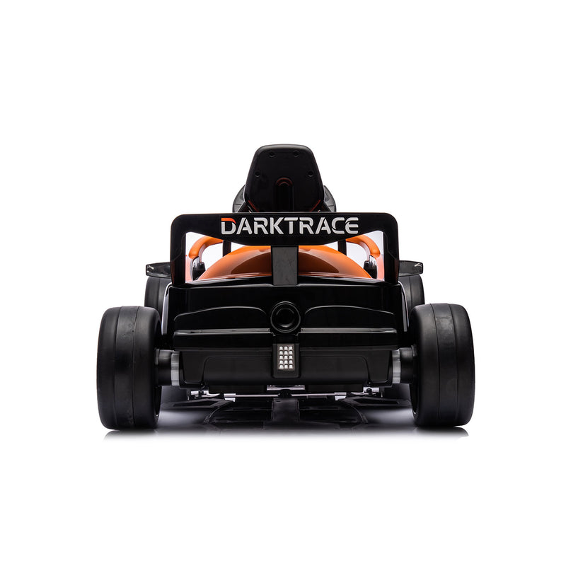 Macchina Elettrica per Bambini 12V Licenza McLaren F1 Team Nera e Arancione