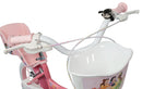 Bicicletta per Bambine 14" Disney Princess Freni Caliper e Stabilizzatori in Acciaio Hi-Ten Rosa