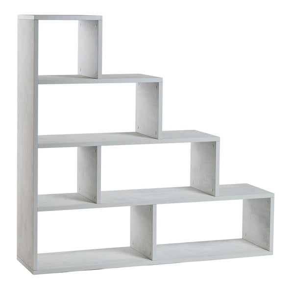 prezzo Libreria a Scala 4 Ripiani 150x144x38 cm Ossido Bianco