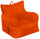 Poltrona Pouf in Poliestere Avalli Oxford Arancione