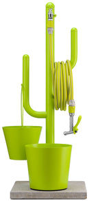 Fontana a Colonna Rubinetto Doppio in Ottone e Porta Tubo Arizona Belfer 42/ARZ Tortora