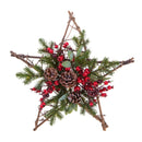 Stella Wild Rose Ø45 cm Rosso/Verde