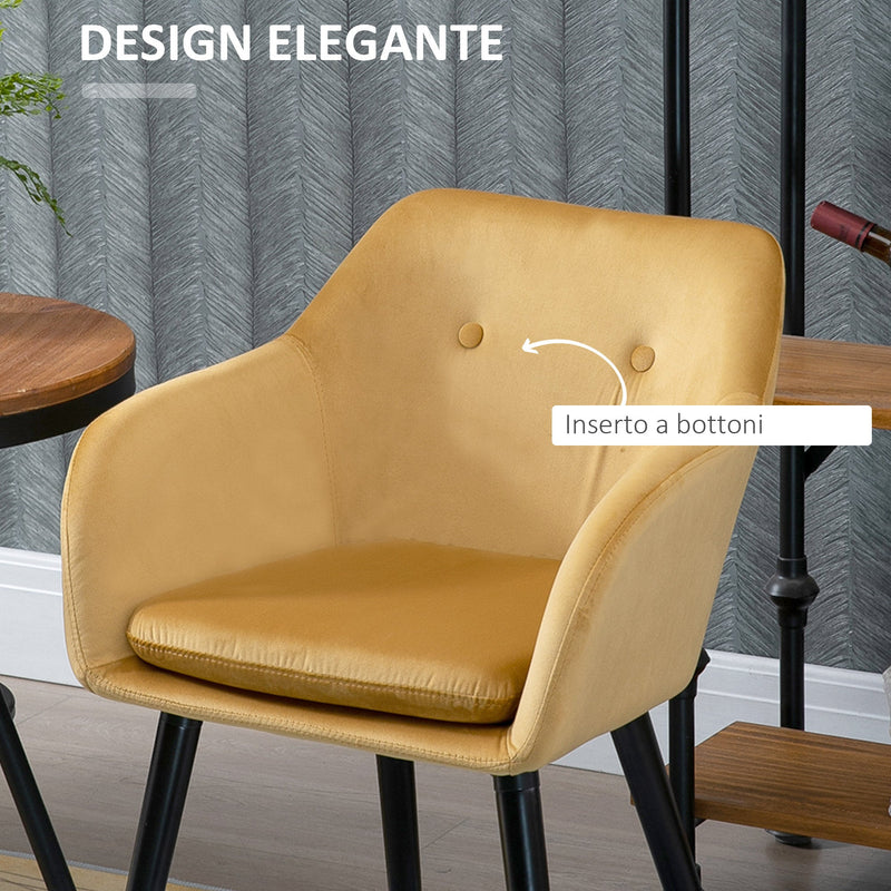 WOLTU 2 pz/set sedie da pranzo imbotte per il tempo libero Lounge sedia da cucina con braccioli con schienale per sala da pranzo soggiorno trucco 1503 WOLTU 2 pz/set sedie da pranzo imbotte per il tempo libero Lounge sedia da cucina con braccioli con schienale per sala da pranzo soggiorno trucco 1503
