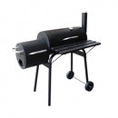 Barbecue a Carbonella 110x64x113,5 h cm in Acciaio Nero