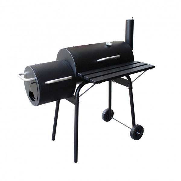 Barbecue a Carbonella 110x64x113,5 h cm in Acciaio Nero sconto