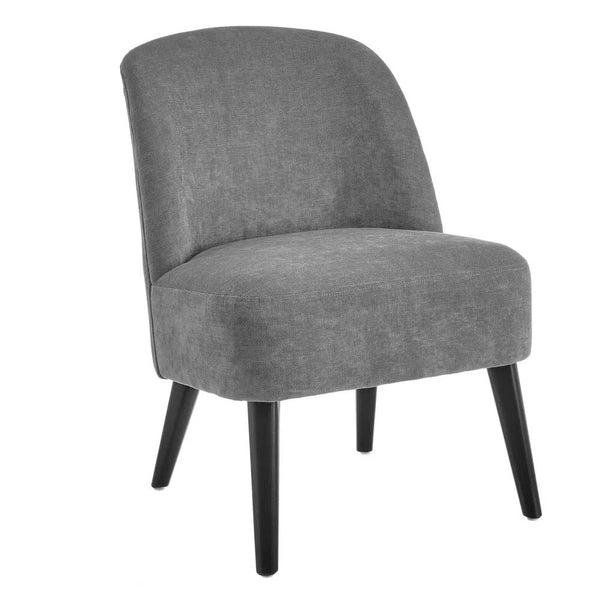 Poltrona Relax in Legno e Tessuto Colore Grigio Scuro Mod. Petty 52x58x71H cm sconto