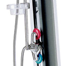 Doccia Solare da Giardino 28L Miscelatore e Braccio Doccia ATI Docce S Grigio Antracite