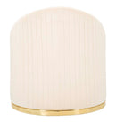 Poltrona Space Plus Crema Ø 75x80 cm in Legno 