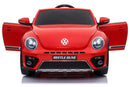 Macchina Elettrica per Bambini 12V con Licenza Volkswagen Maggiolino Rossa