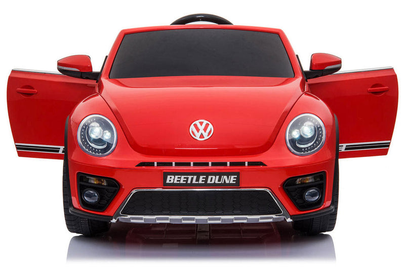 Macchina Elettrica per Bambini 12V con Licenza Volkswagen Maggiolino Rossa