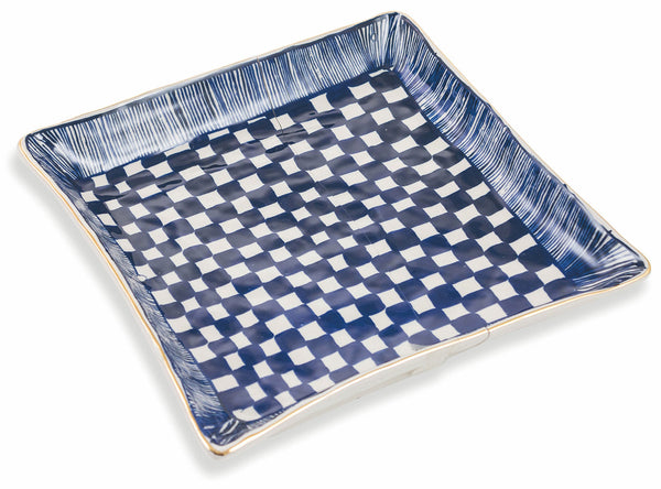 Piatto Quadrato Grande in Gres Villa d'Este Home Tivoli Masai Blu acquista
