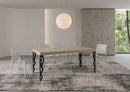 Tavolo Allungabile 200-460x90x77 cm Karamay Cashmere Telaio Antracite 