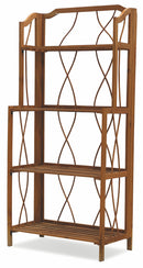 Libreria Pieghevole 4 Ripiani in Legno Soriani