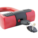 Lucchetto Bloccatutto in Acciaio Rivestito in PVC Ø 16 mm per Moto Scooter T.J. Marvin Z016 Rosso