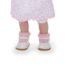 Bambola Bebè con Vestitino a Fiori Rosa 36cm JC Toys