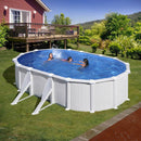 Piscina Ovale Fuori Terra 610x375xh132 cm in Acciaio e PVC Gre Atlantis