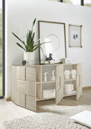 Mobile Buffet 3 Ante 180x42x84 cm in Legno TFT Chequers Rovere Samoa