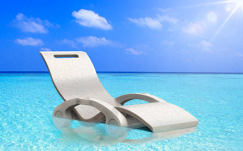 Supporto Galleggiante Chaise Longue Arkema Serendipity Bianco