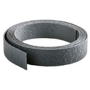 Bordo Flessibile da Giardino Verdemax Effetto Roccia 5 m x 12 cm in PP Grigio      
