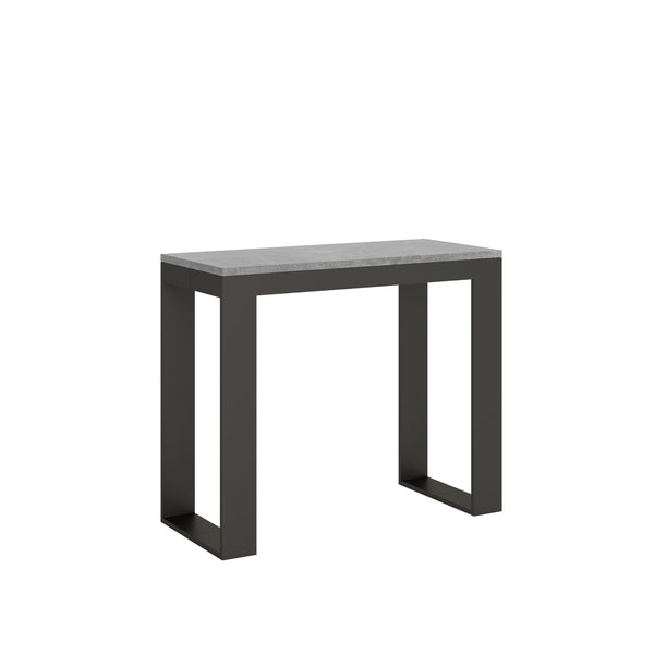 Consolle Allungabile 90-196x40x77 cm in Nobilitato Grigio sconto