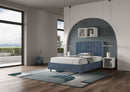 Letto 1 Piazza e Mezzo Agueda Blu Varie Misure