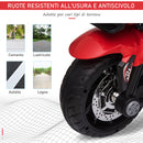 Moto Elettrica per Bambini 6V con 3 Ruote Rosso