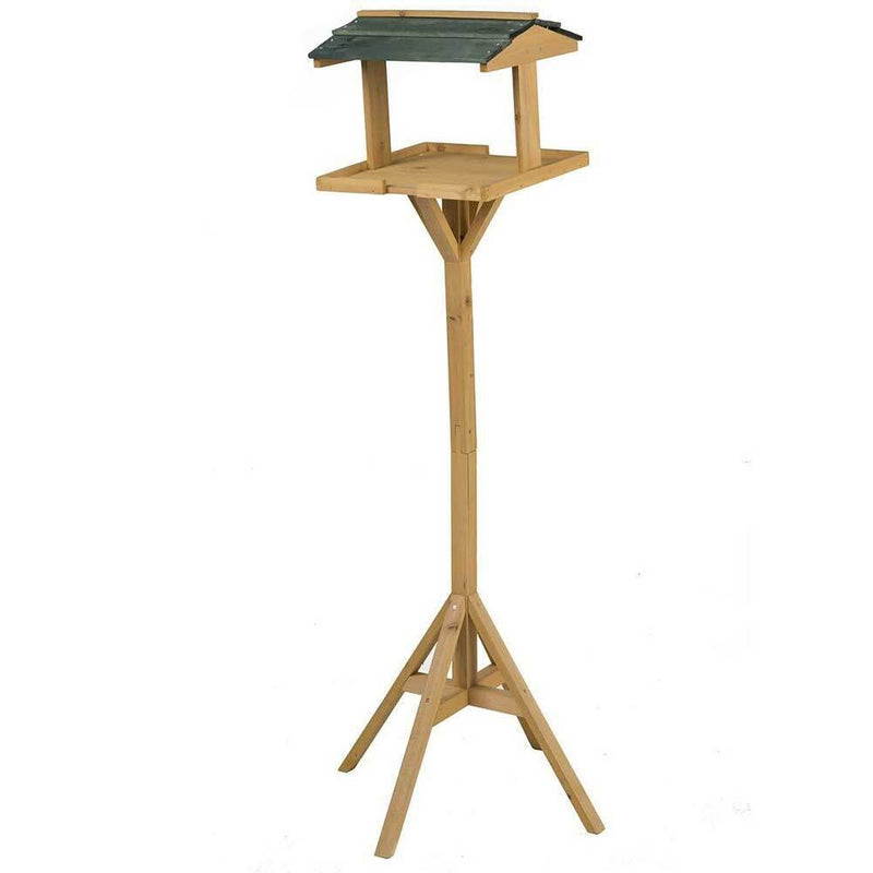 Casetta Mangiatoia per Uccelli da Giardino Bird House in Legno 115x35x35cm 