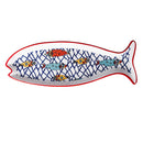 Set 2 Vassoi con Decoro Pesci in Hard Dolomite VdE Tivoli 1996 Los Cabos