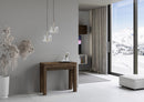 Consolle Allungabile 90-196x42x77 cm in Nobilitato Marrone