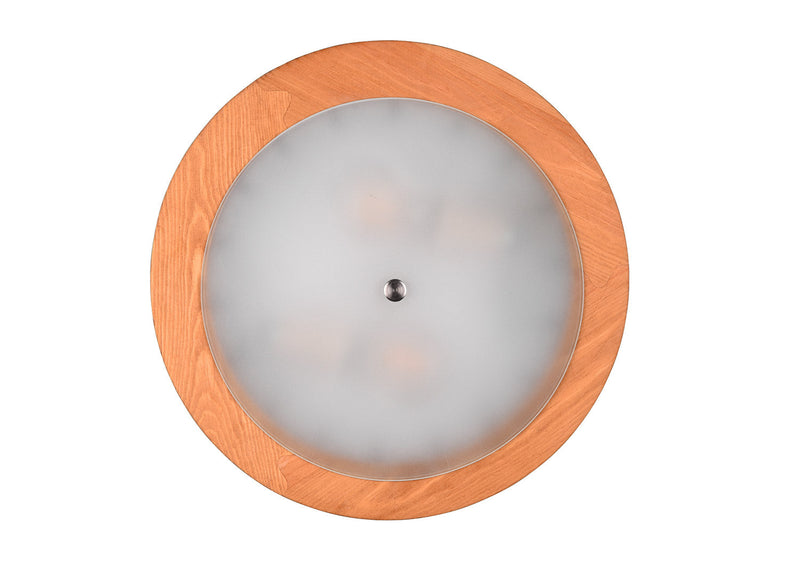 Plafoniera da Interno Attacco E27 in Legno naturale Naturale