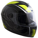Casco Integrale per Scooter Visiera Lunga CGM Los Angeles 308G Giallo Fluo XS - (53-54 cm)
