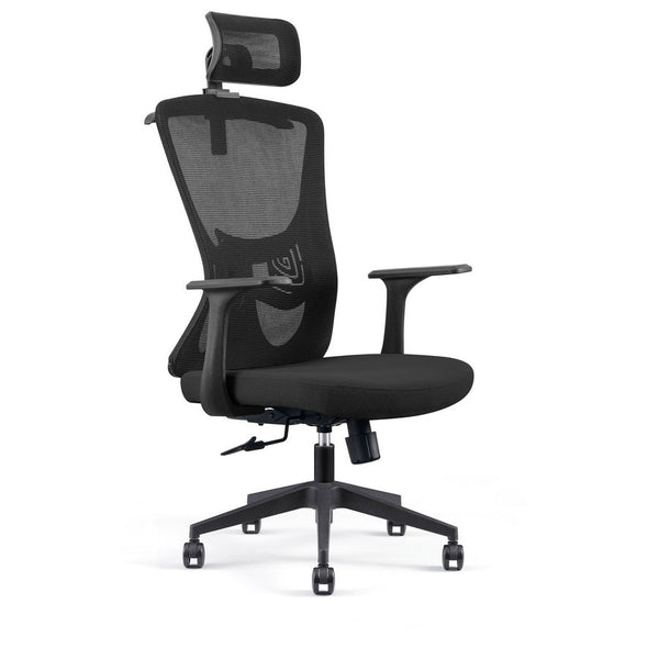 Sedia Poltrona Direzionale da Ufficio in Similpelle Nera acquista