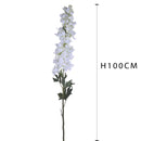 Set 4 Fiori Artificiali di Delphinium Altezza 100 cm 