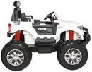 Macchina Elettrica per Bambini 2 posti Fuoristrada 24V con Licenza Ford Monster Truck 4x4 Bianca
