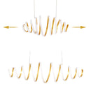 Lampadario Lampada Sospensione a LED 58W Luce Dimmerabile e Colore Regolabile