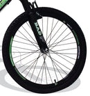 Bicicletta Mountain Bike MTB Ragazzo 26" 21V Kidfun Bad Nera
