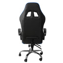 Sedia da Gaming Ergonomica 64x53x122-133 cm con Supporto Lombare e Poggiatesta in Similpelle Blu