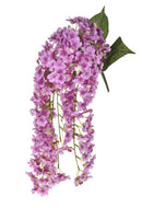 Set 2 Foglie Artificiali Inflorescenza Pendente H 64 cm