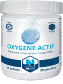 20 Pastiglie di Ossigeno Attivo da 20gr per Piscine Idromaggio e Piscine Fuori Terra NetSpa