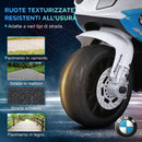 Moto Elettrica per Bambini 18-36 Mesi con Licenza BMW 6V con 3 Ruote Fari Musica Max 20 kg Blu      