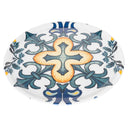 Set 4 Piatti Pizza Ø33x2 cm  in Porcellana VdE Tivoli 1996 Italian Beauty 