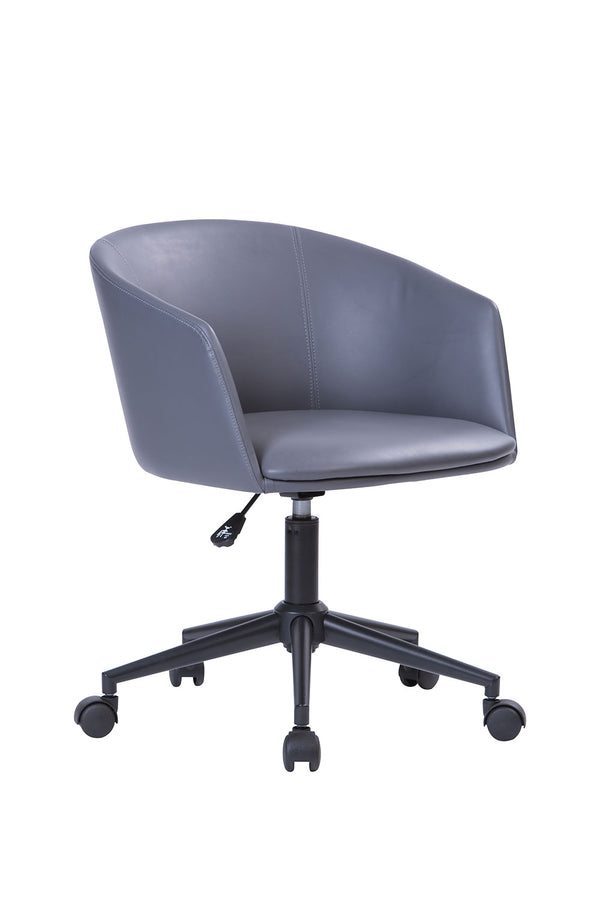 prezzo Sedia Poltrona Operativa da Ufficio 57x56x80 cm in PVC Grigio